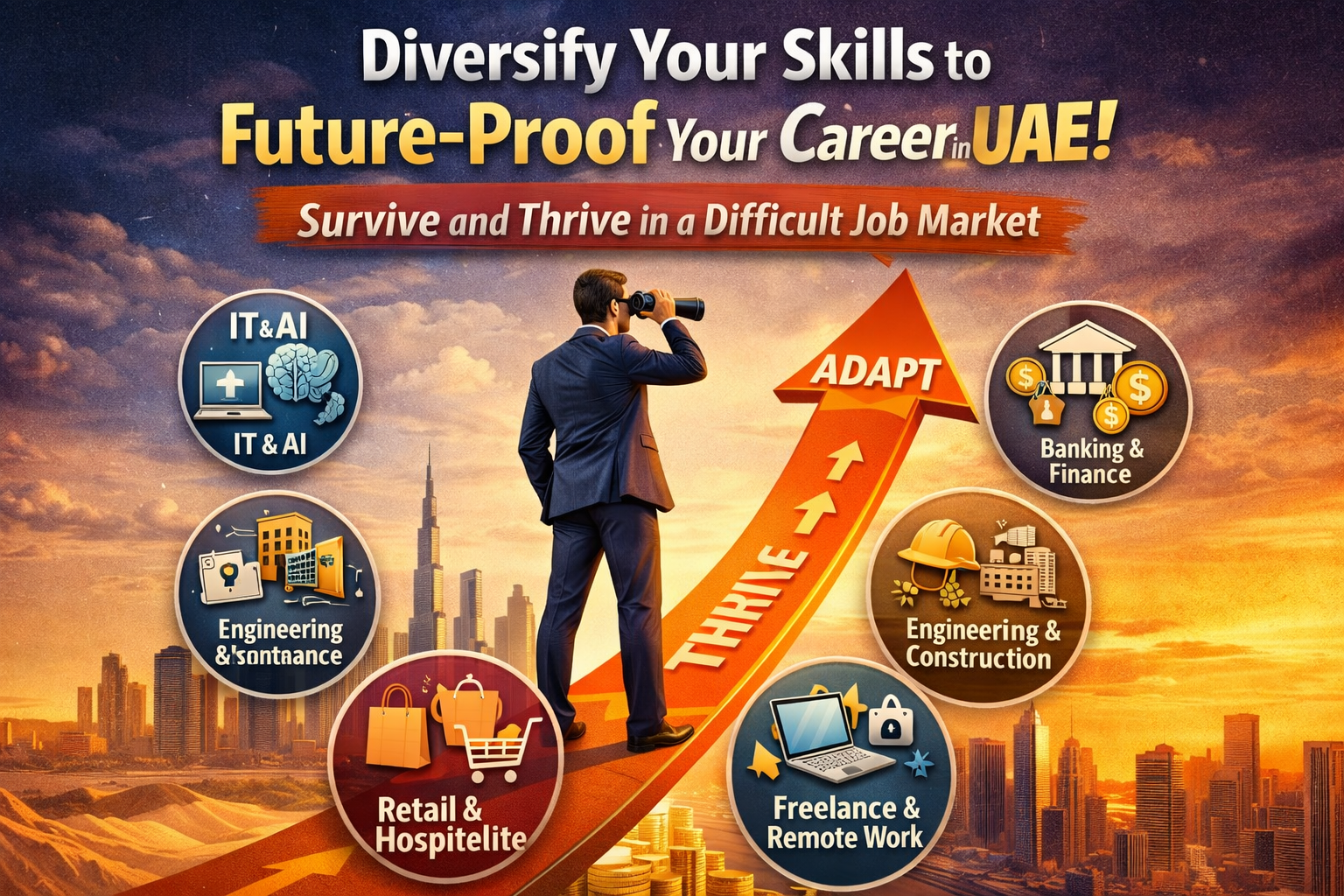 Future-Proof Your Career in UAE: Smart Job Diversification Strategies to Survive & Thrive in a Tough Market